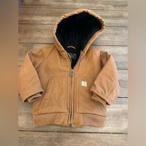 Carhartt Kid's Canvas Insulated Hooded Active Jacket